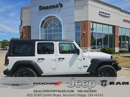 Bright White Clearcoat 2023 Jeep Wrangler Sport
