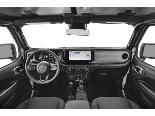 Bright White Clearcoat 2025 Jeep Wrangler 4xe Sahara