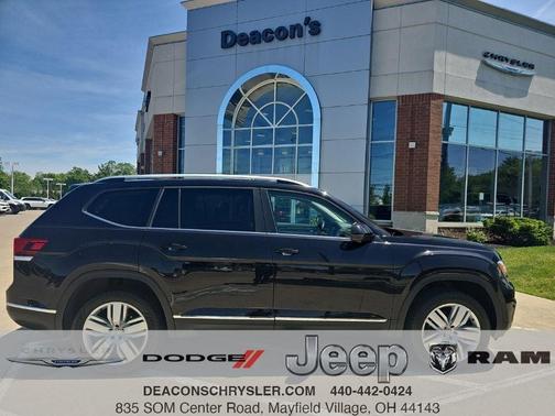 Deep Black Pearl Effect 2019 Volkswagen Atlas 3.6L SEL