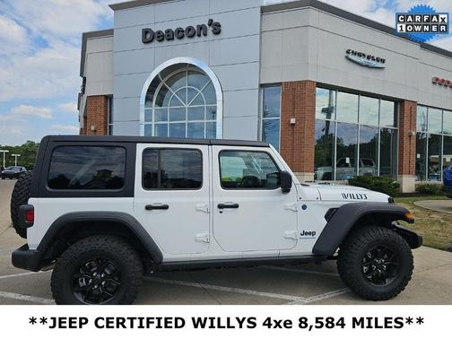 Bright White Clearcoat 2025 Jeep Wrangler 4xe Sport