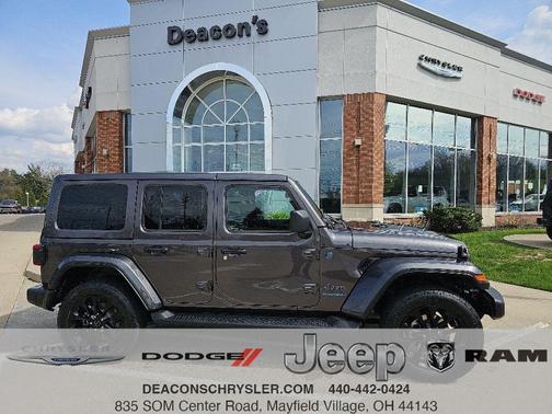 Granite Crystal Clearcoat Metallic 2025 Jeep Wrangler 4xe Sahara