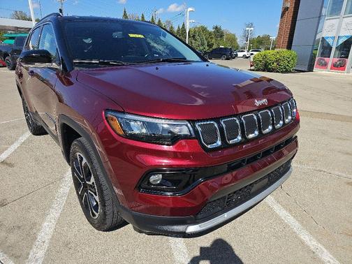 Velvet Red Pearlcoat 2022 Jeep Compass Limited