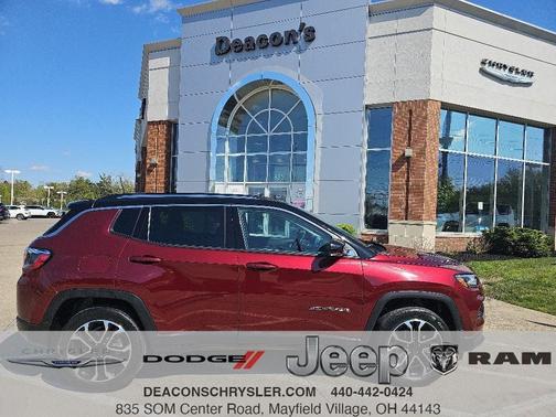Velvet Red Pearlcoat 2022 Jeep Compass Limited