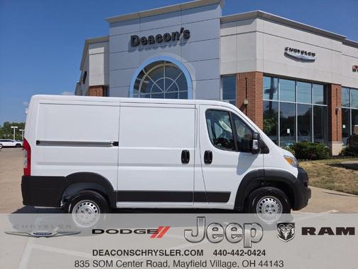 Bright White Clearcoat 2025 RAM ProMaster 1500 Low Roof