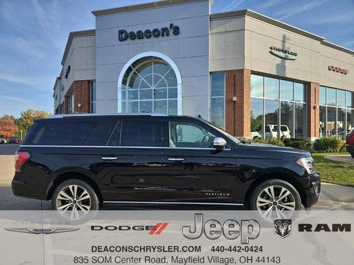 Black Metallic 2021 Ford Expedition Max Platinum