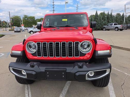 Firecracker Red Clearcoat 2025 Jeep Wrangler 4xe Sahara