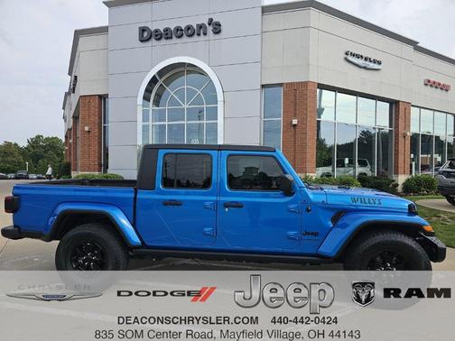 Hydro Blue Pearlcoat 2021 Jeep Gladiator Sport