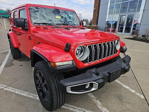 Firecracker Red Clearcoat 2025 Jeep Wrangler 4xe Sahara