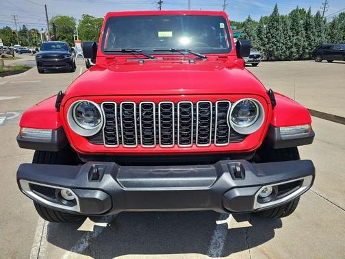 Firecracker Red Clearcoat 2025 Jeep Wrangler 4xe Sahara