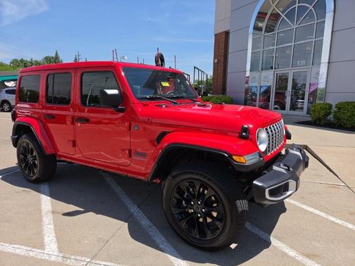 Firecracker Red Clearcoat 2025 Jeep Wrangler 4xe Sahara