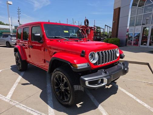 Firecracker Red Clearcoat 2025 Jeep Wrangler 4xe Sahara