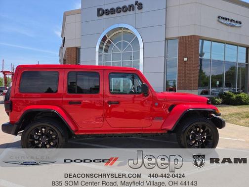 Firecracker Red Clearcoat 2025 Jeep Wrangler 4xe Sahara