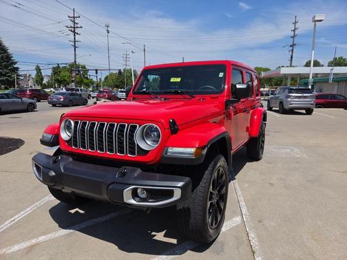 Firecracker Red Clearcoat 2025 Jeep Wrangler 4xe Sahara