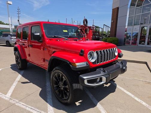 Firecracker Red Clearcoat 2025 Jeep Wrangler 4xe Sahara
