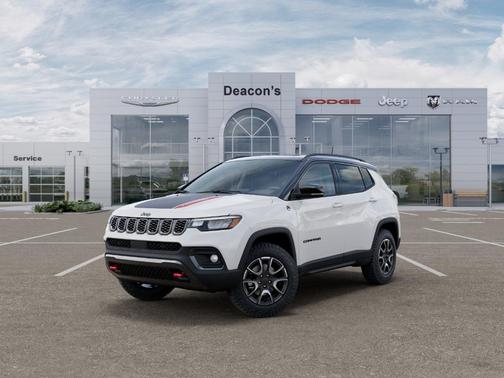 Bright White Clearcoat 2026 Jeep Compass Trailhawk