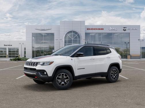 Bright White Clearcoat 2026 Jeep Compass Trailhawk