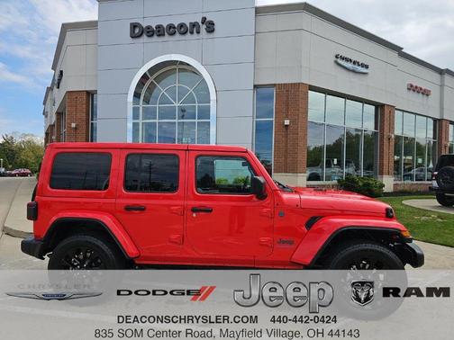 Firecracker Red Clearcoat 2025 Jeep Wrangler 4xe Sahara
