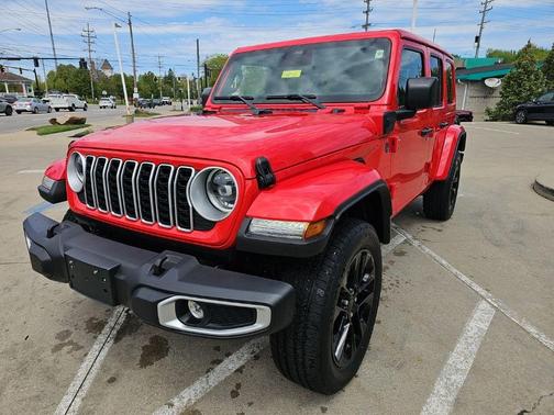 Firecracker Red Clearcoat 2025 Jeep Wrangler 4xe Sahara