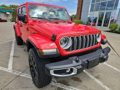 Firecracker Red Clearcoat 2025 Jeep Wrangler 4xe Sahara