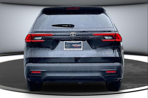 Midnight Black Metallic 2025 Toyota Grand Highlander XLE