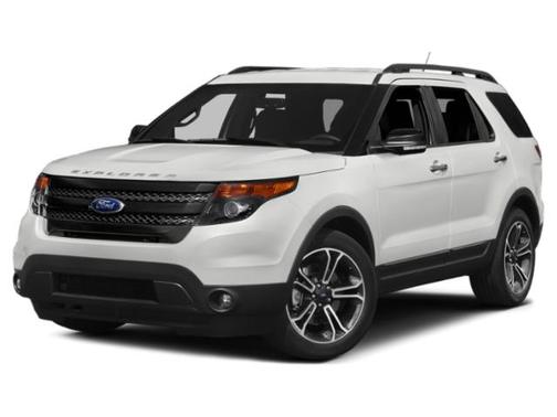 White Platinum Metallic Tri-Coat 2015 Ford Explorer Sport