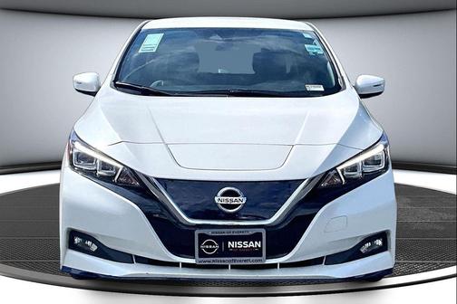 Pearl White Tricoat 2019 Nissan Leaf SL PLUS