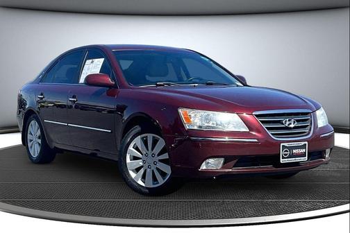 Dark Cherry Red Mica 2009 Hyundai SONATA Limited