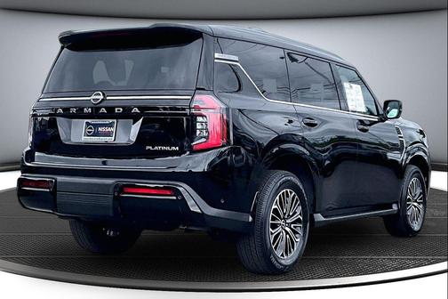 Super Black 2025 Nissan Armada Platinum 4WD