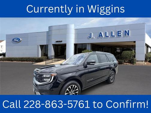 AGATE BLACK METALLIC 2025 Ford Expedition PLATINUM