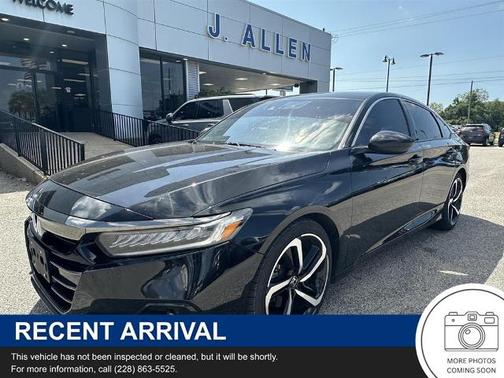 Crystal Black Pearl 2021 Honda Accord SPORT 1.5T