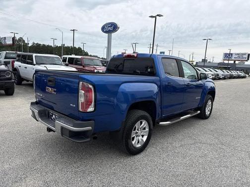 Blue 2018 GMC Canyon SLE
