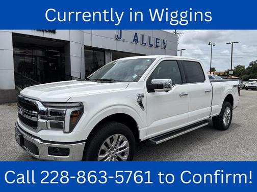 STAR WHITE METALLIC TRICOAT 2025 Ford F-150 LARIAT