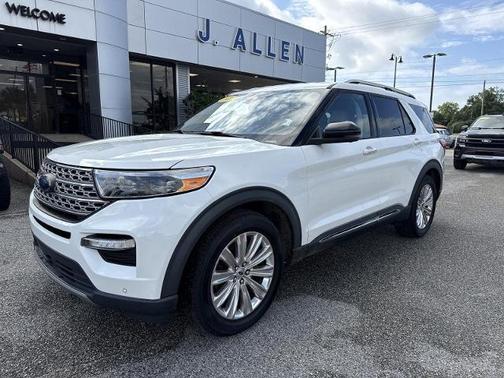 STAR WHITE MET TRI-COAT 2022 Ford Explorer LIMITED