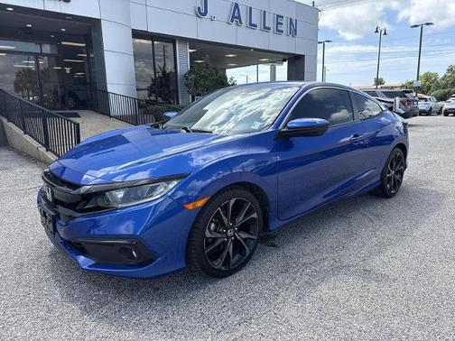 Aegean Blue Metallic 2020 Honda Civic SPORT