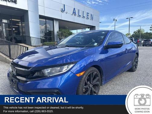 Aegean Blue Metallic 2020 Honda Civic SPORT