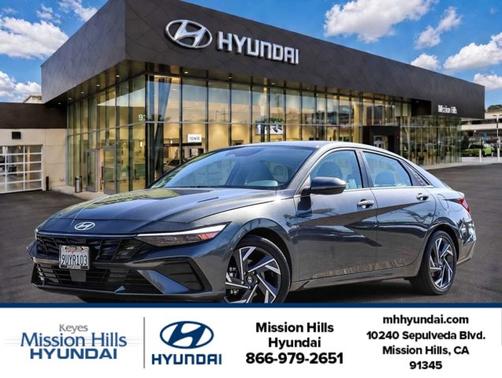 Gray 2025 Hyundai ELANTRA HEV Limited