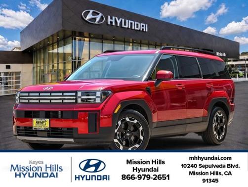 Red 2025 Hyundai SANTA FE SEL