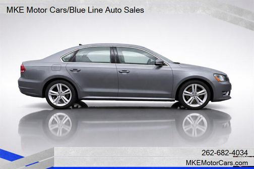 Platinum Gray Metallic 2014 Volkswagen Passat 2.0L TDI DSG SE w/Sunroof