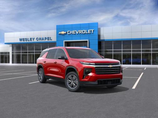 Red 2026 Chevrolet Traverse LT