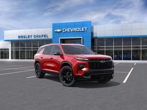 Red 2026 Chevrolet Traverse RS