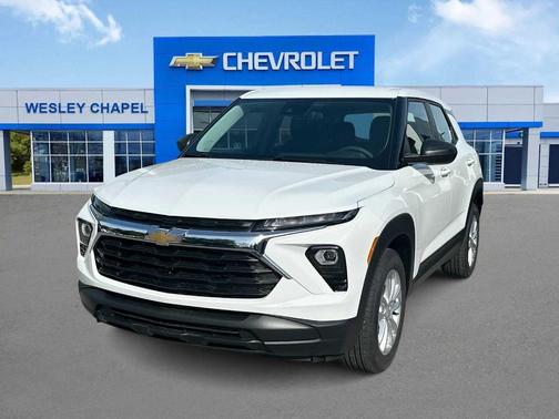 Summit White 2026 Chevrolet Trailblazer LS