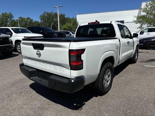 Glacier White 2024 Nissan Frontier S
