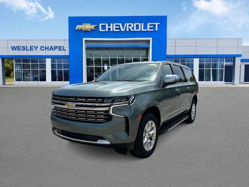 Silver Sage Metallic 2023 Chevrolet Suburban Premier