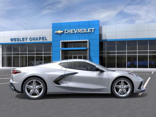 Silver 2026 Chevrolet Corvette Stingray w/1LT