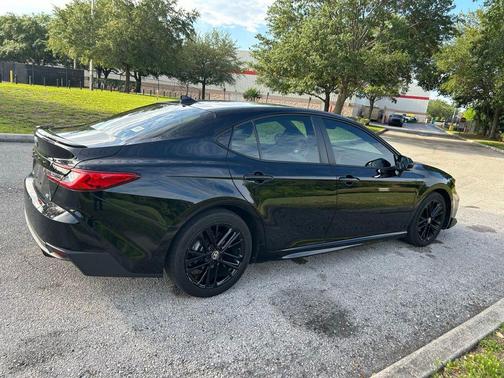 Midnight Black Metallic 2025 Toyota Camry SE