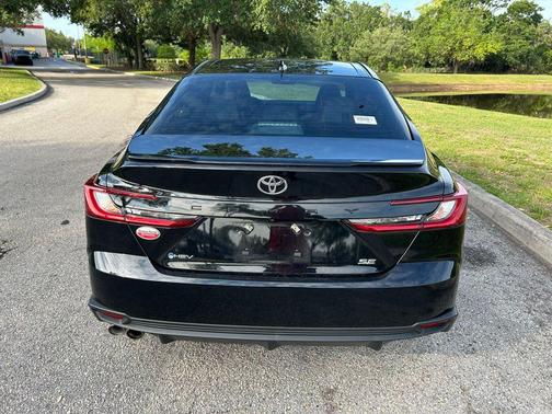 Midnight Black Metallic 2025 Toyota Camry SE