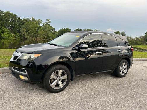 Crystal Black Pearl 2012 Acura MDX 3.7L Technology