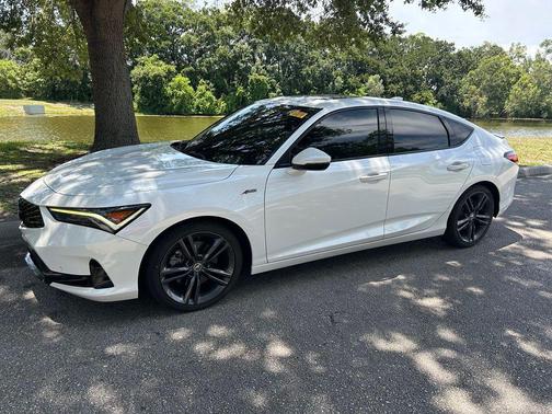 Platinum White 2023 Acura Integra A-SPEC Technology