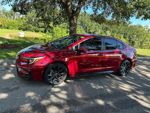Ruby Flare Pearl 2023 Toyota Corolla SE