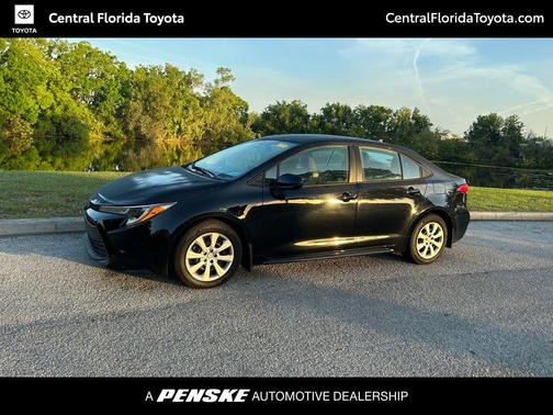 Midnight Black Metallic 2025 Toyota Corolla LE